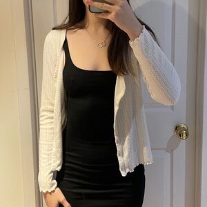 White Cardigan